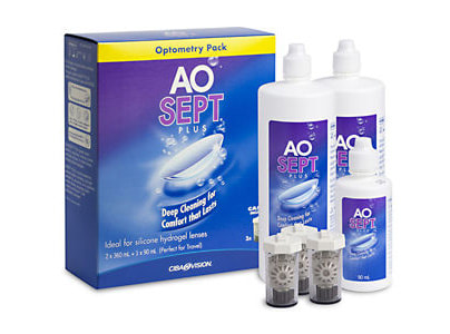 AO Sept Lens Solution; Ortho K Lens Cleaner; RGP Daily Cleaner