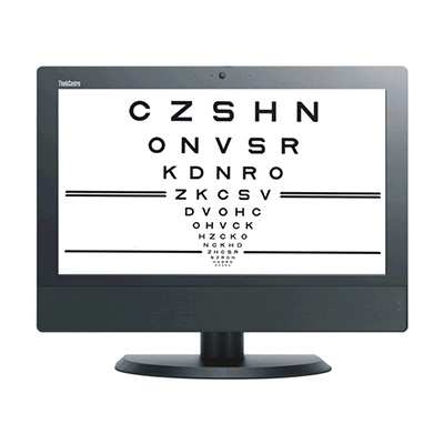 Digital eye chart for more precise vision testing.