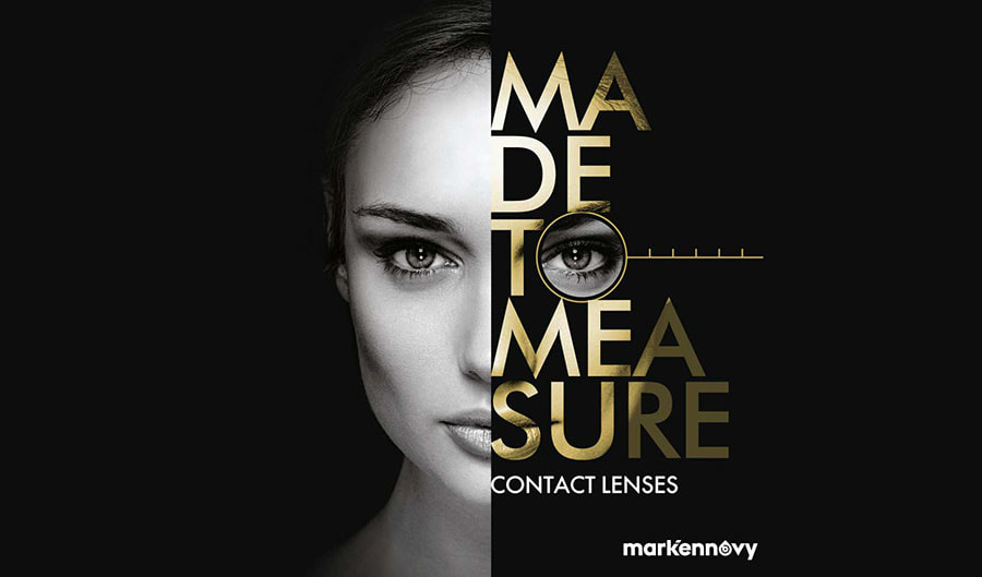 Mark'ennovy custom-made contact lenses are made to measure and available at Eyecare Concepts Optometry, Melbourne