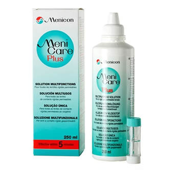 Menicon MeniCare Plus and other hard contact lens solutions available at Eyecare Concepts Kew East.